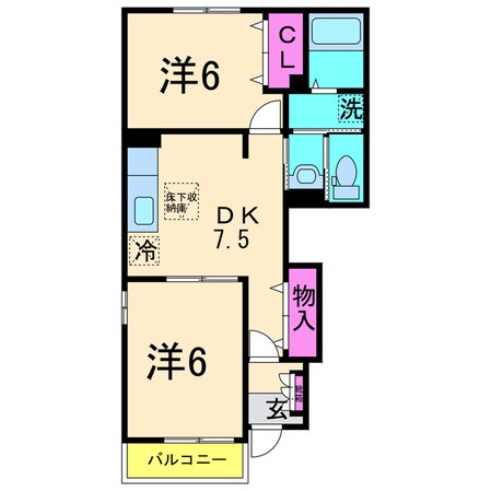 サンシャインⅡの物件間取画像